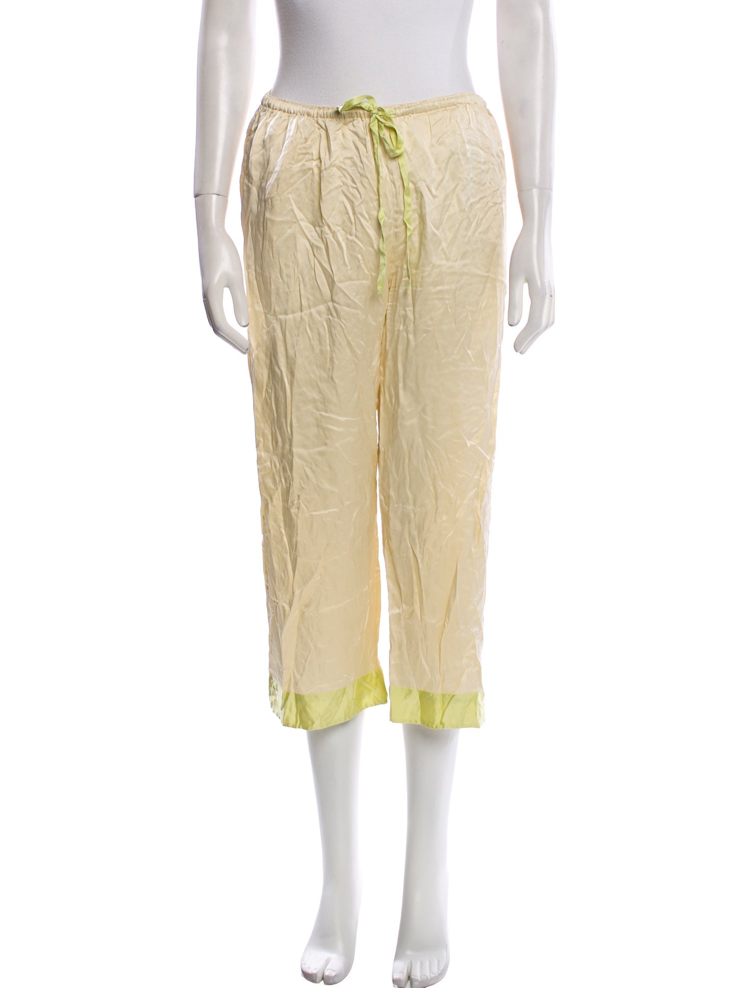 Gigi Silk Embroidered Accent Pajamas