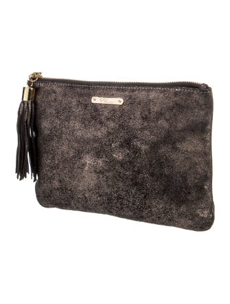 Gigi Suede Clutch