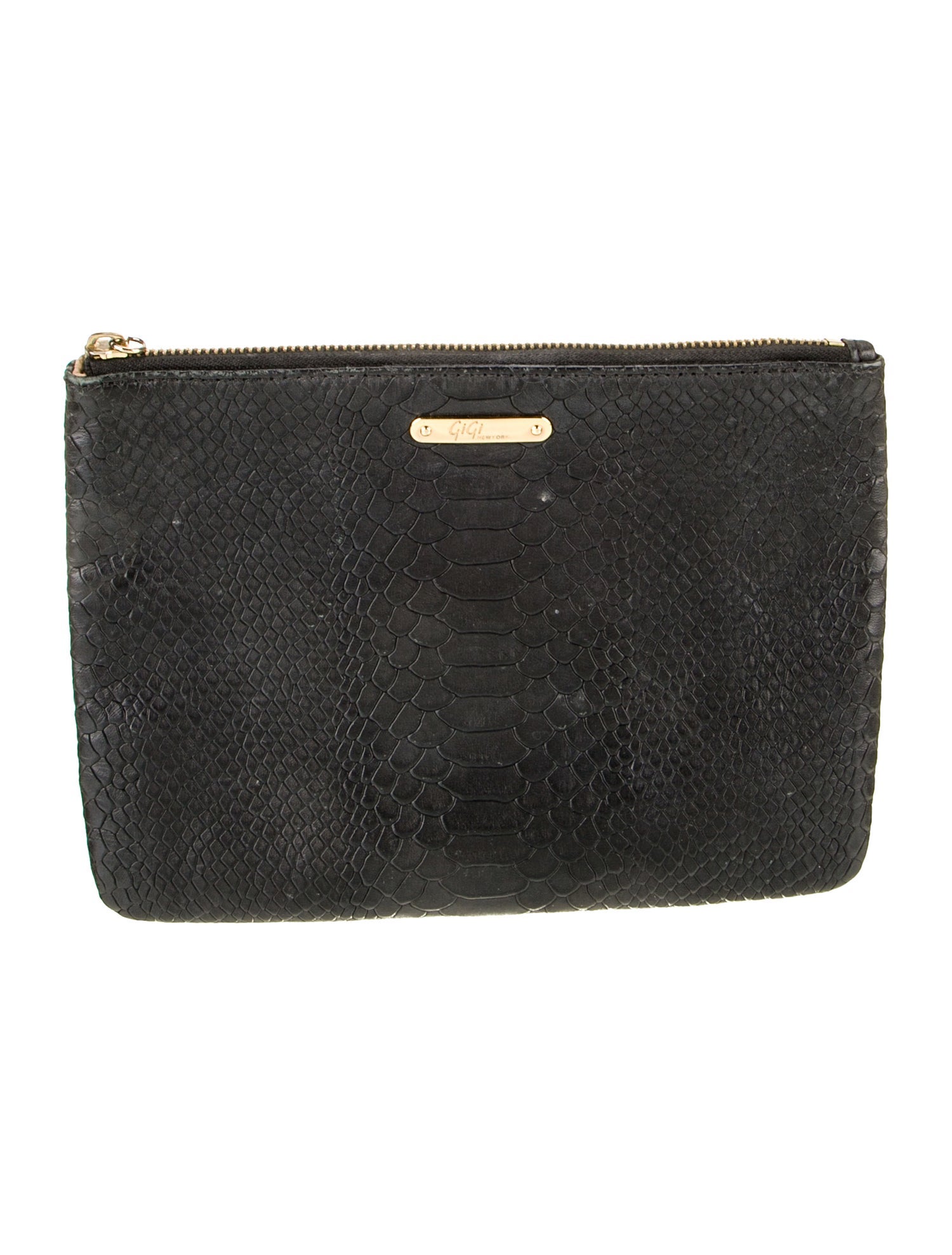 Gigi Embossed Leather Portfolio