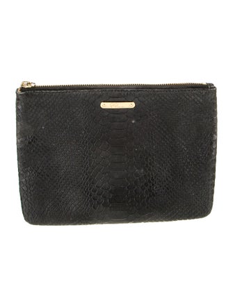 Gigi Embossed Leather Portfolio