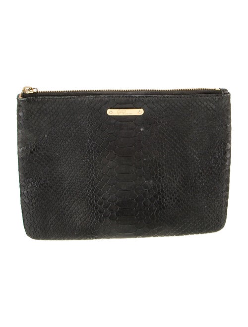 Gigi Embossed Leather Portfolio