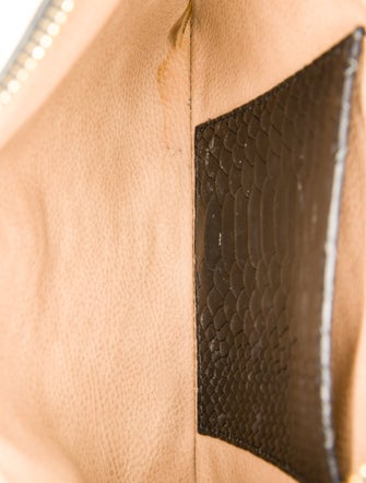 Gigi Embossed Leather Portfolio