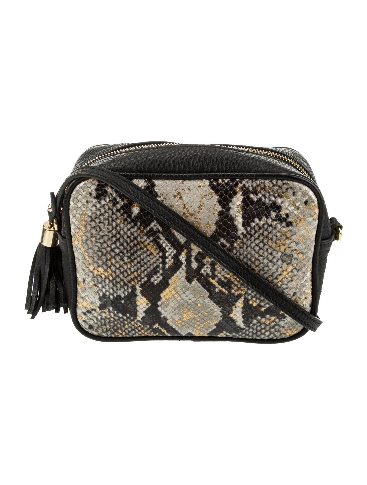 Gigi Embossed Leather Crossbody Bag