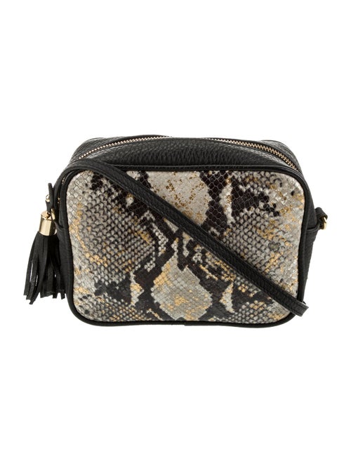 Gigi Embossed Leather Crossbody Bag