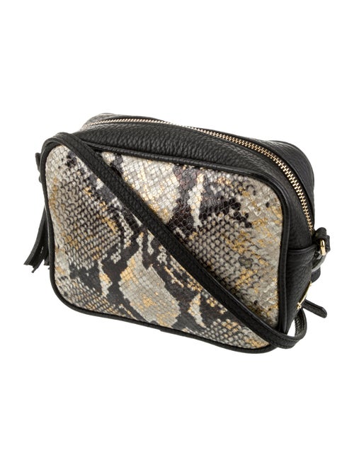 Gigi Embossed Leather Crossbody Bag