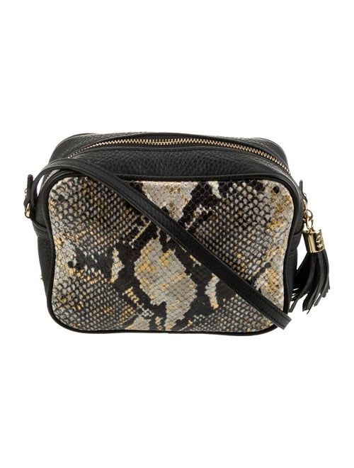 Gigi Embossed Leather Crossbody Bag