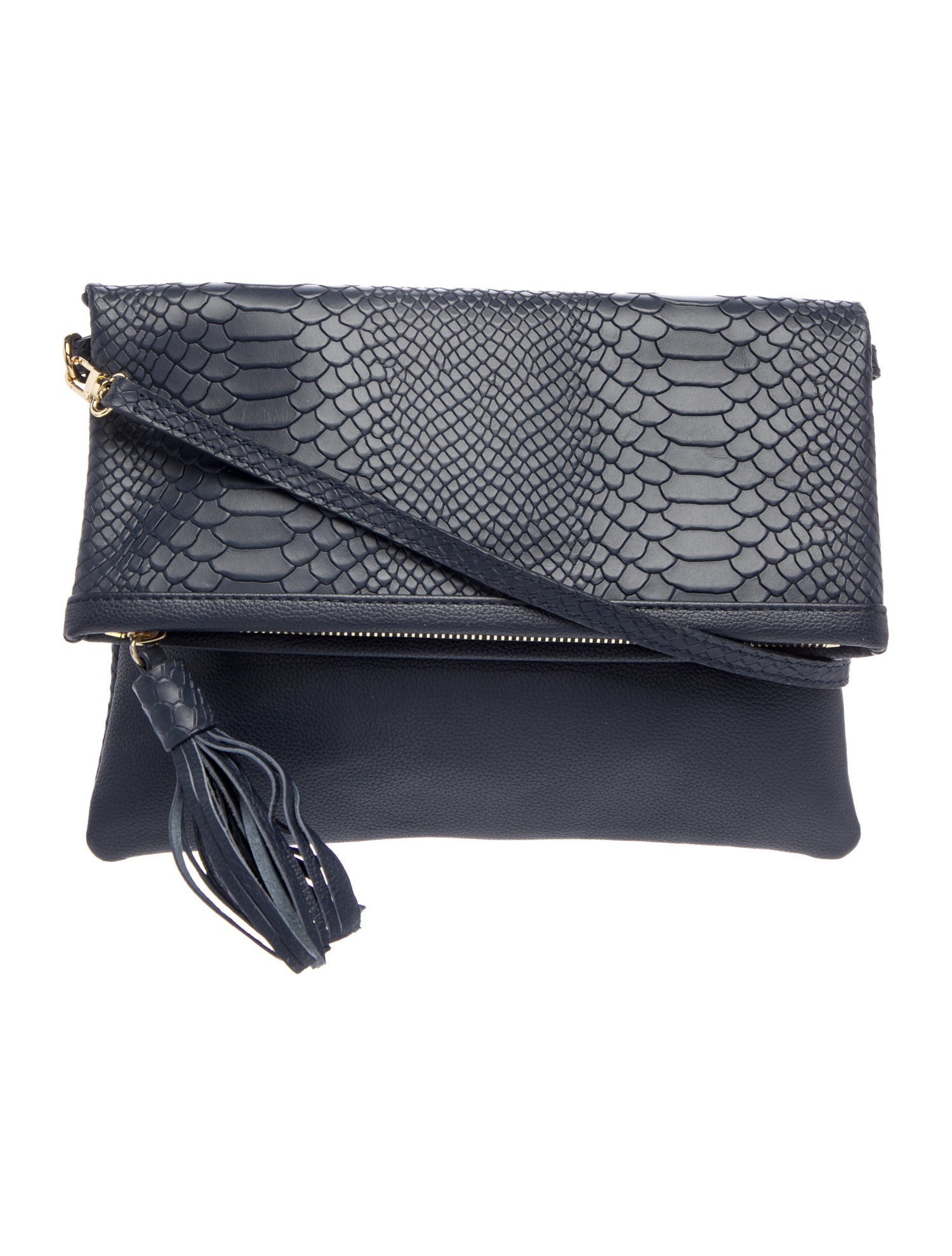 Gigi Embossed Leather Crossbody Bag