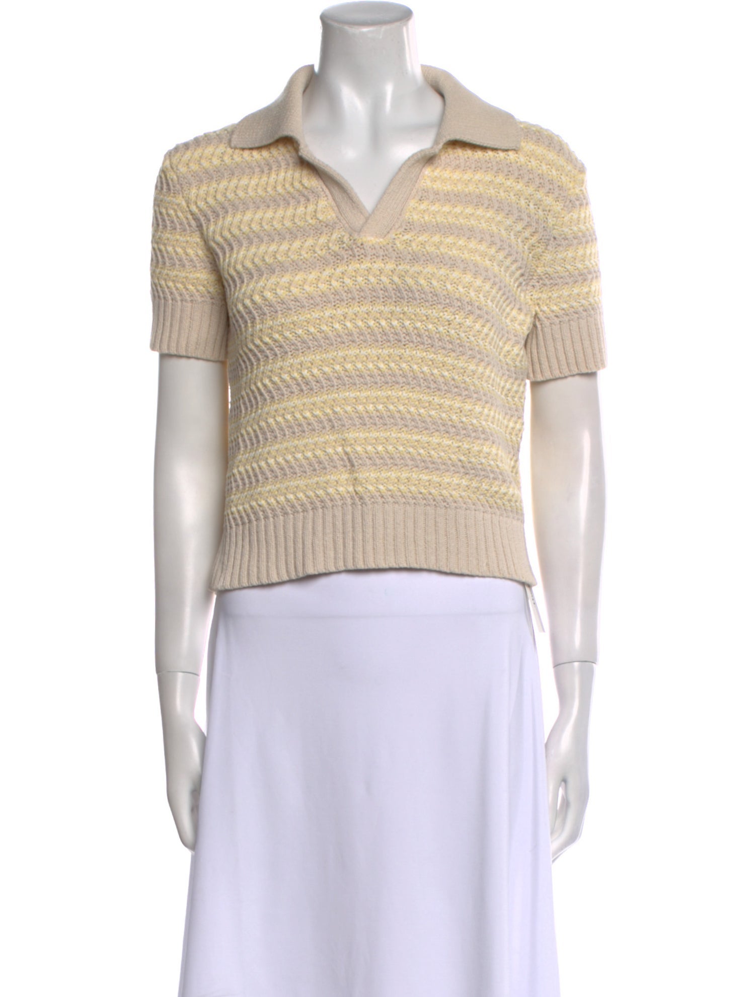 Gigi Striped V-Neck Sweater