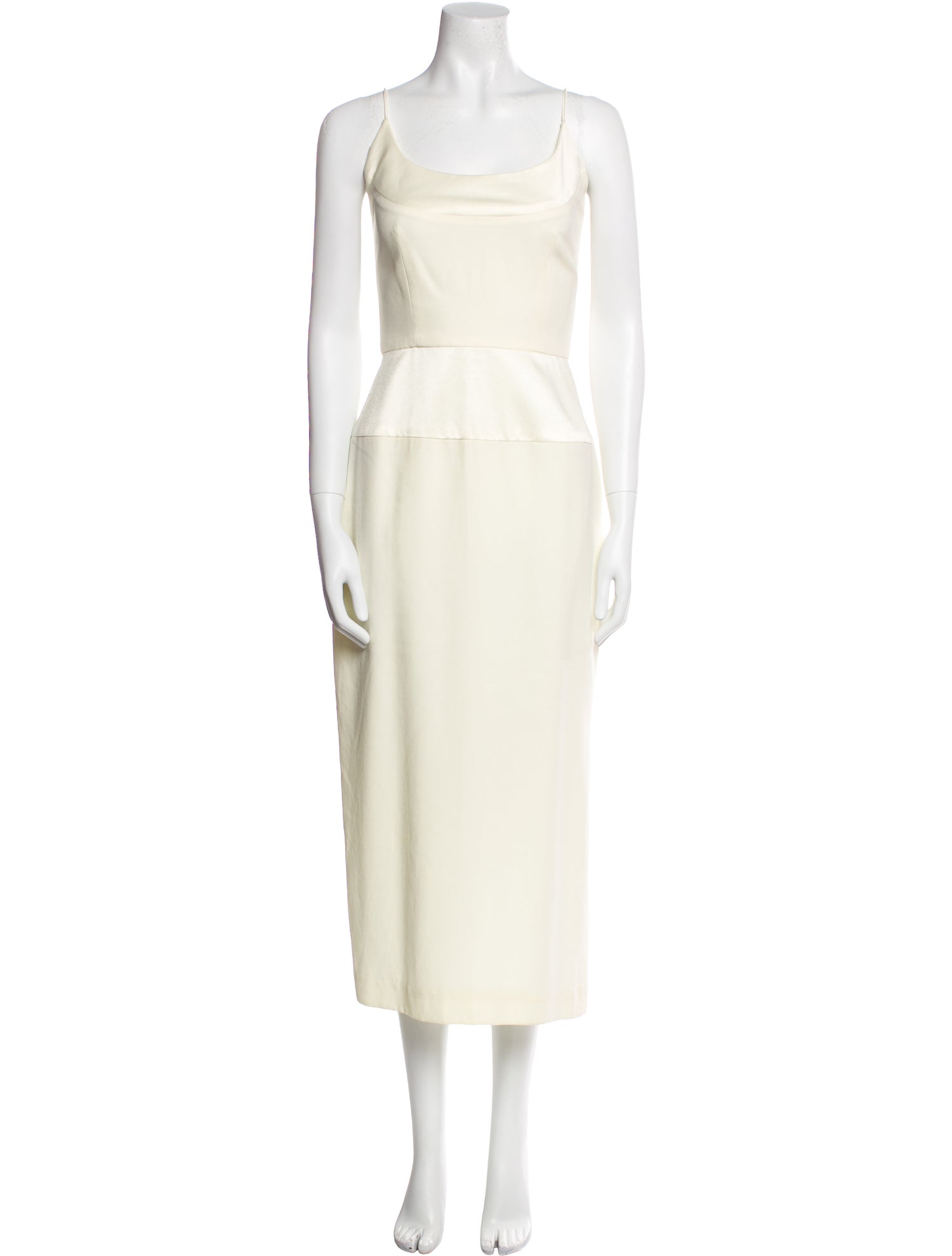 Gigi Square Neckline Midi Length Dress