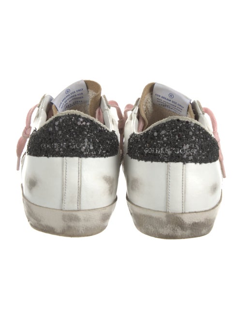 Golden Goose Leather Printed Sneakers