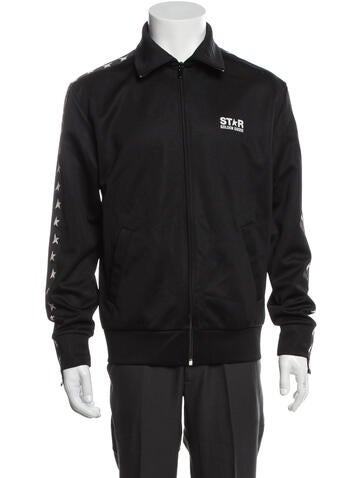 Golden Goose Outerwear Graphic Print Varsity Jacket S