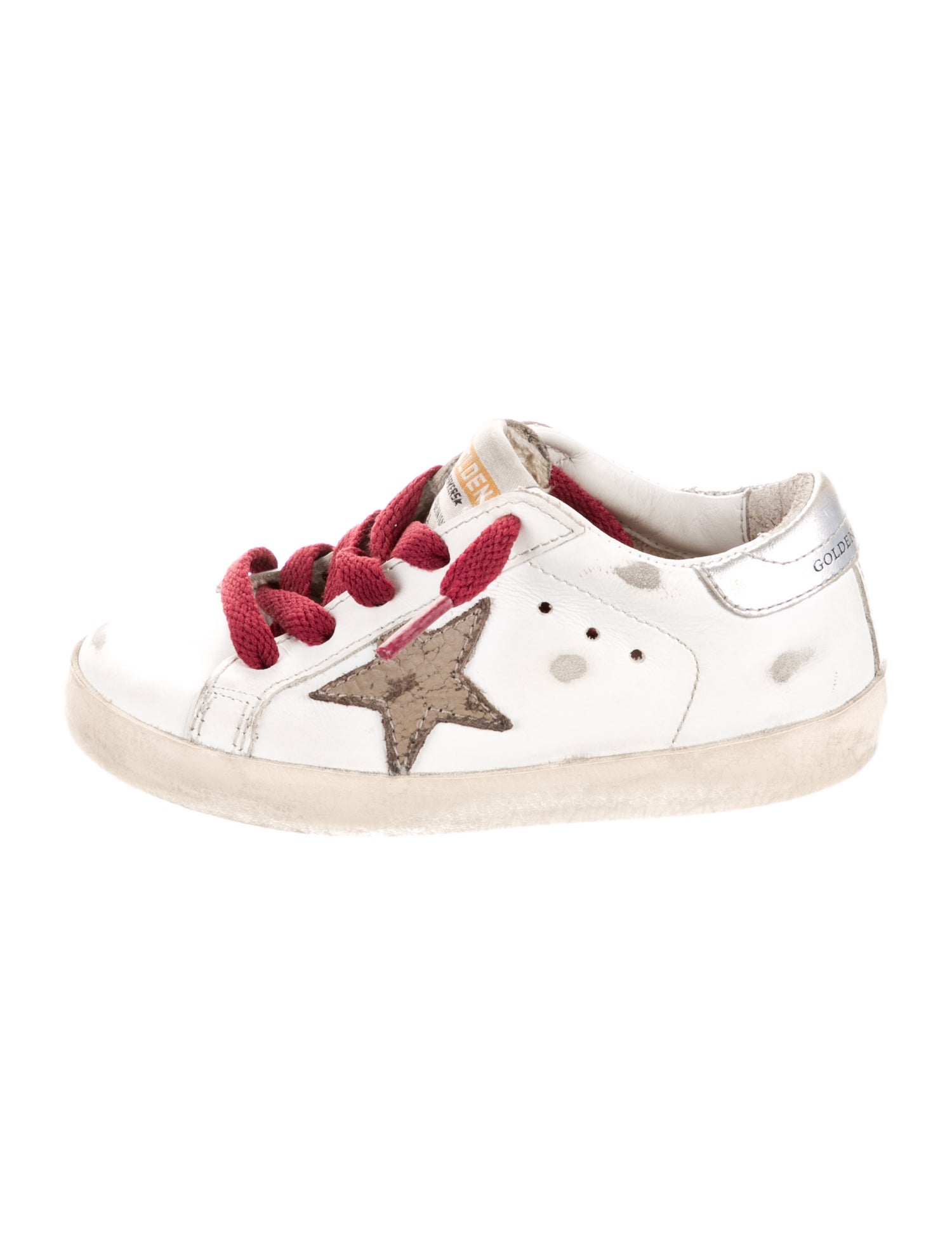 Golden Goose Kids' Toddler Leather Low Top Sneakers Neutrals Sizes 0