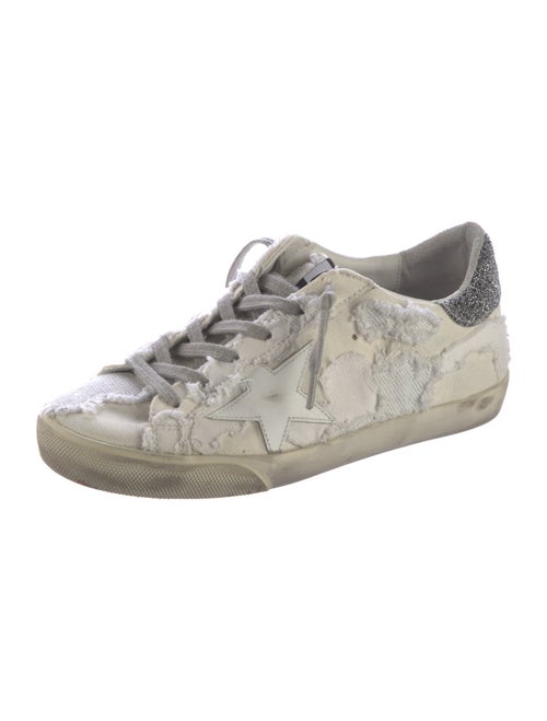 Golden Goose Canvas Printed Sneakers