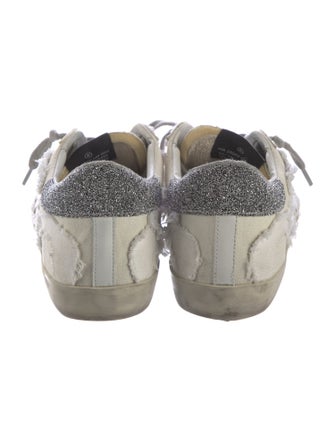 Golden Goose Canvas Printed Sneakers