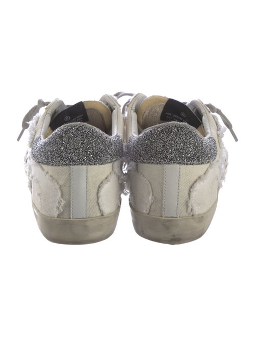 Golden Goose Canvas Printed Sneakers