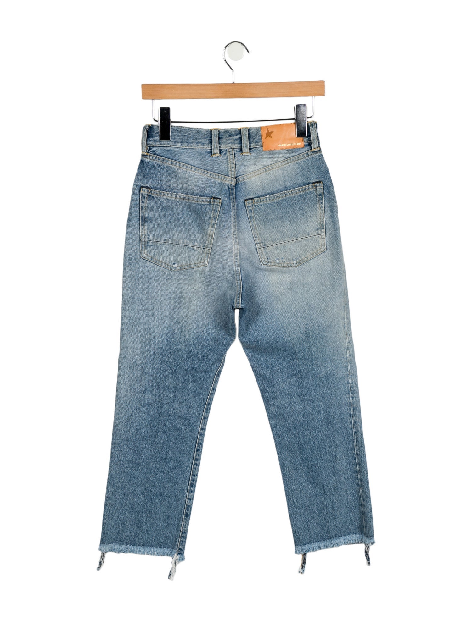 Golden Goose High-Rise Straight Leg Jeans