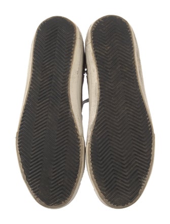 Golden Goose Suede Distressed Accents Sneakers