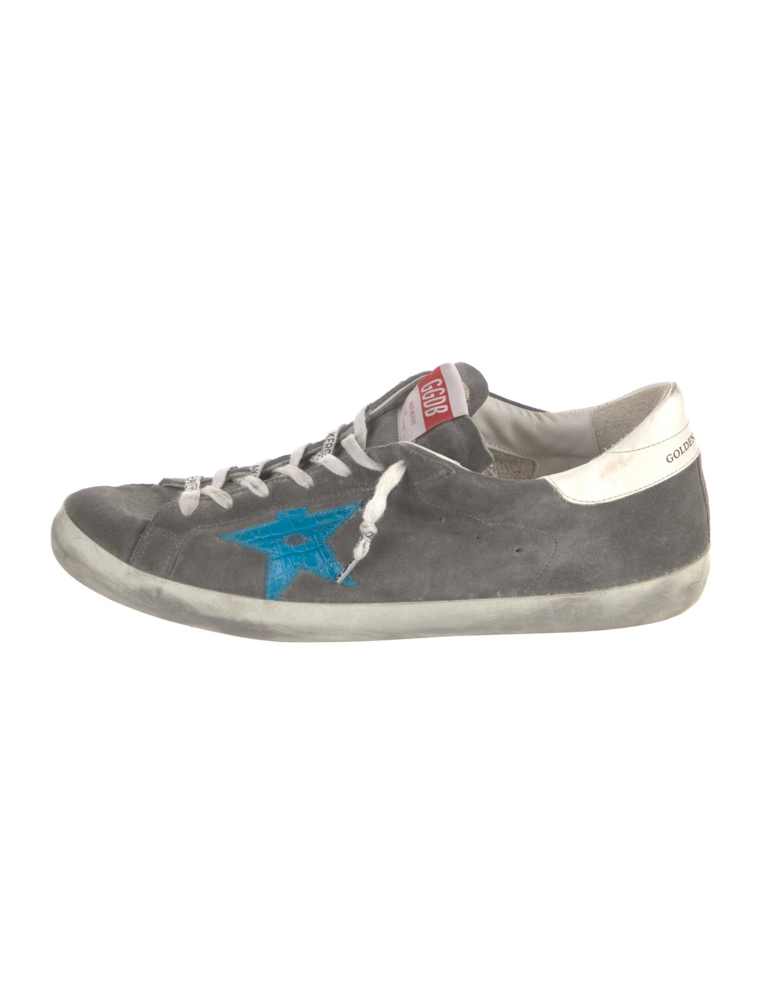 Golden Goose Suede Printed Sneakers Grey Sneakers, Shoes WG5133412