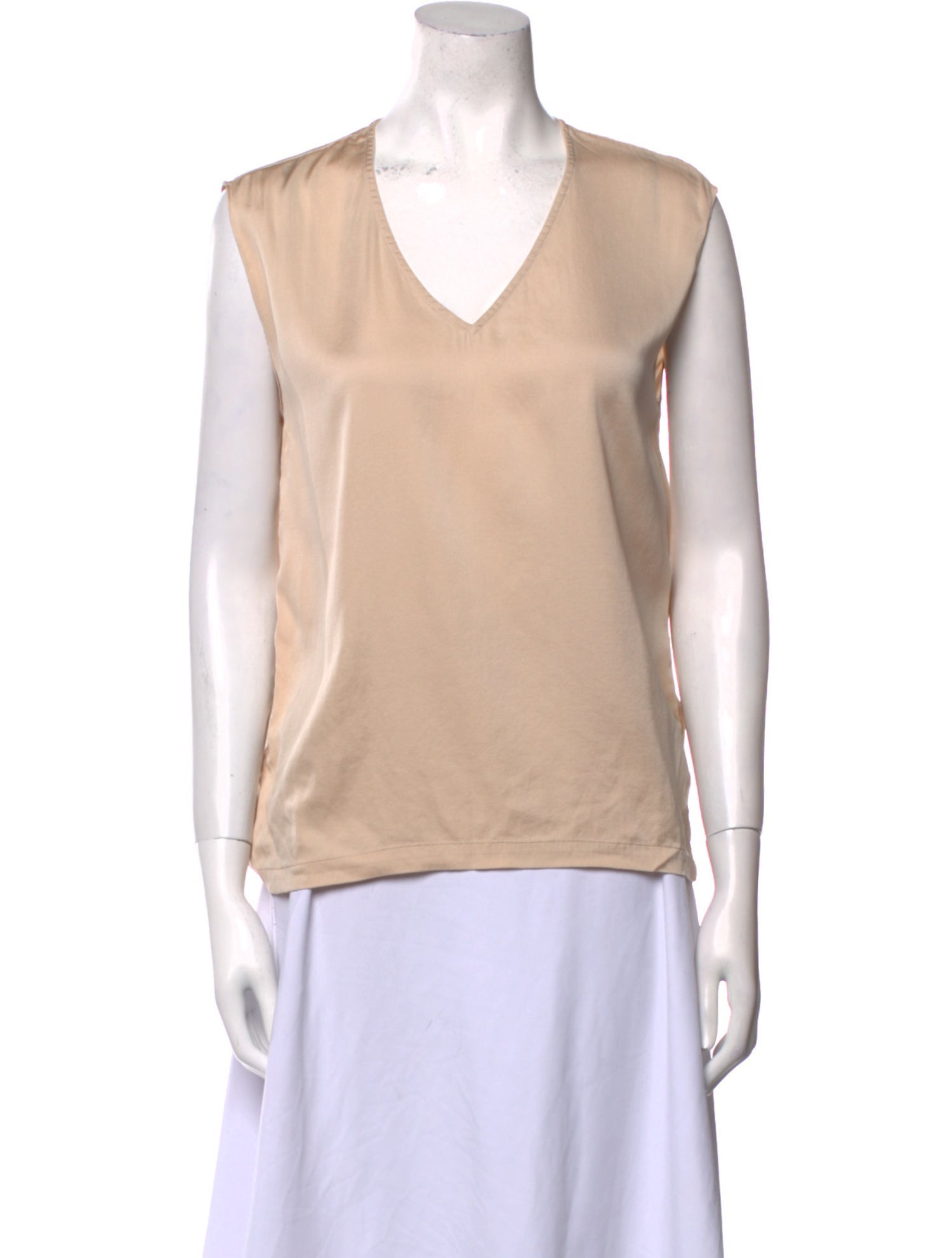 Golden Goose Silk V-Neck Top