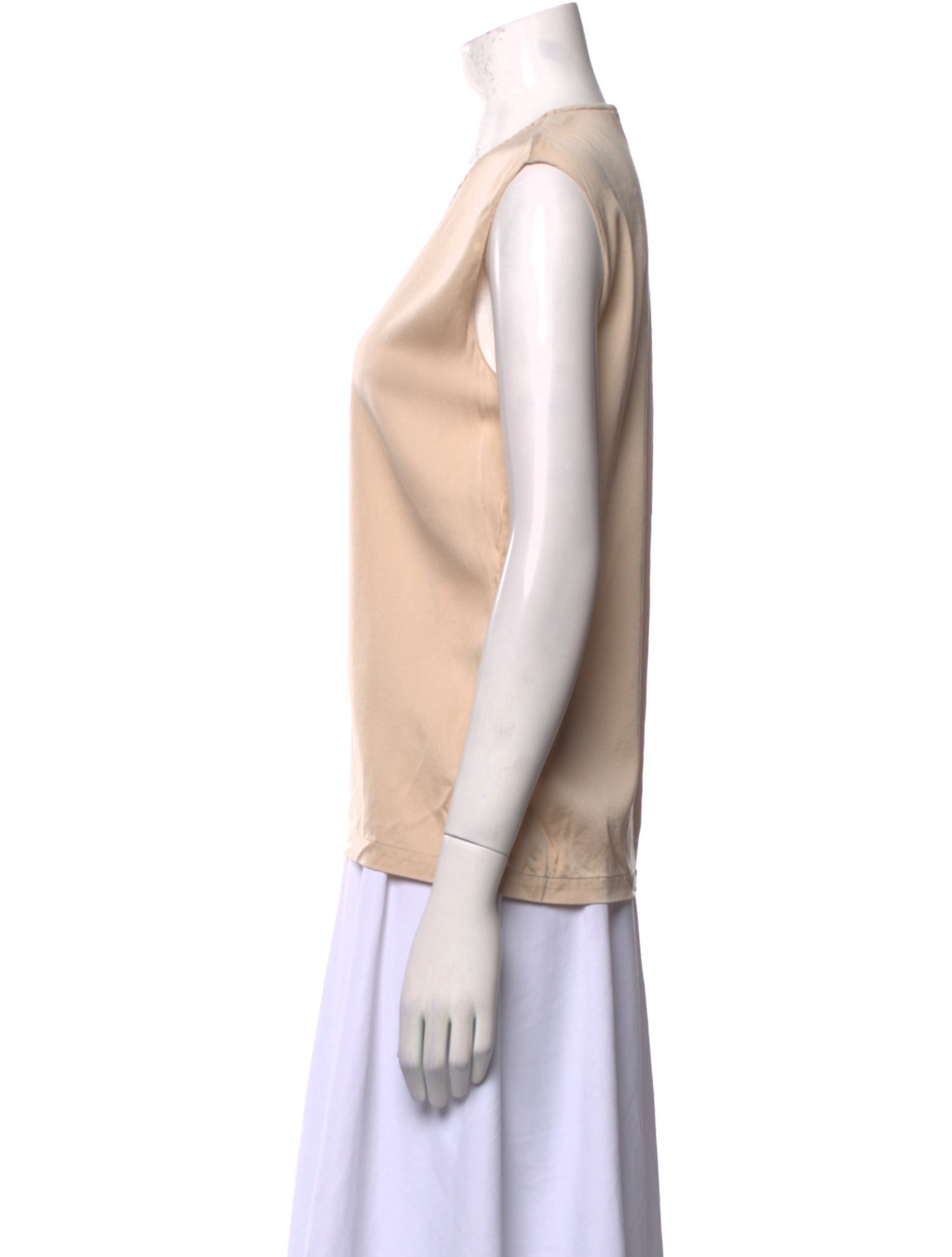 Golden Goose Silk V-Neck Top