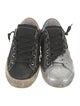 Golden Goose Canvas Colorblock Pattern Sneakers