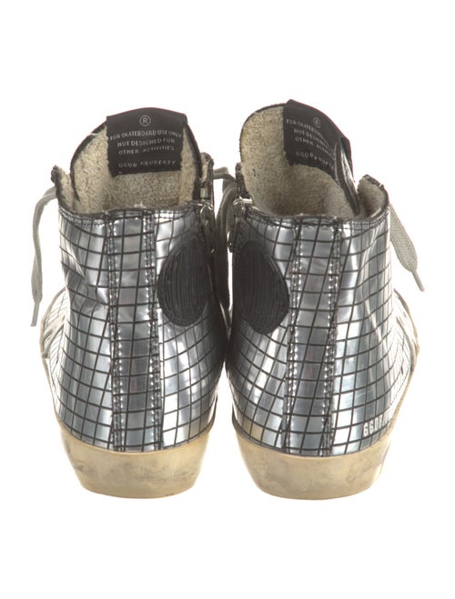 Golden Goose Patent Leather Printed Sneakers