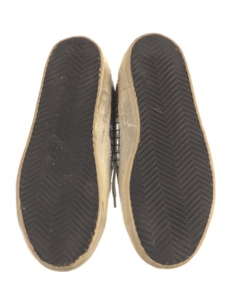 Golden Goose Patent Leather Printed Sneakers