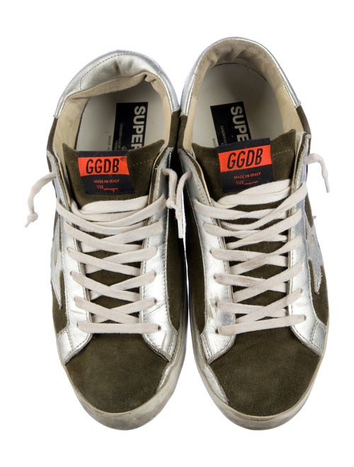 Golden Goose Suede Printed Sneakers