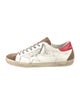 Golden Goose Leather Printed Sneakers