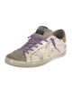 Golden Goose Leather Printed Sneakers