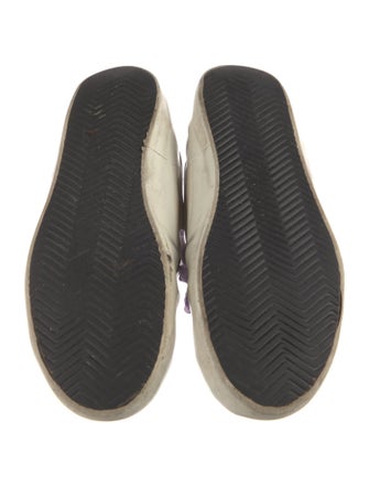 Golden Goose Leather Printed Sneakers