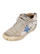Golden Goose Leather Printed Sneakers