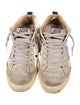 Golden Goose Leather Printed Sneakers
