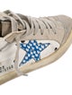 Golden Goose Leather Printed Sneakers