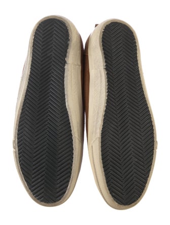 Golden Goose Suede Embroidered Accent Sneakers