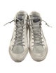 Golden Goose Leather Printed Sneakers