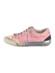 Golden Goose Leather Printed Sneakers
