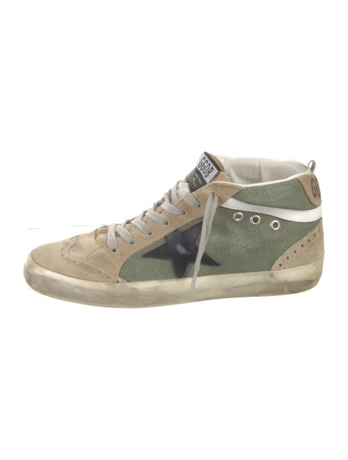Golden Goose Canvas Printed Sneakers
