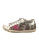 Golden Goose Canvas Printed Sneakers