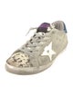 Golden Goose Suede Animal Print Sneakers