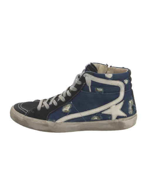 Golden Goose Canvas Printed Sneakers