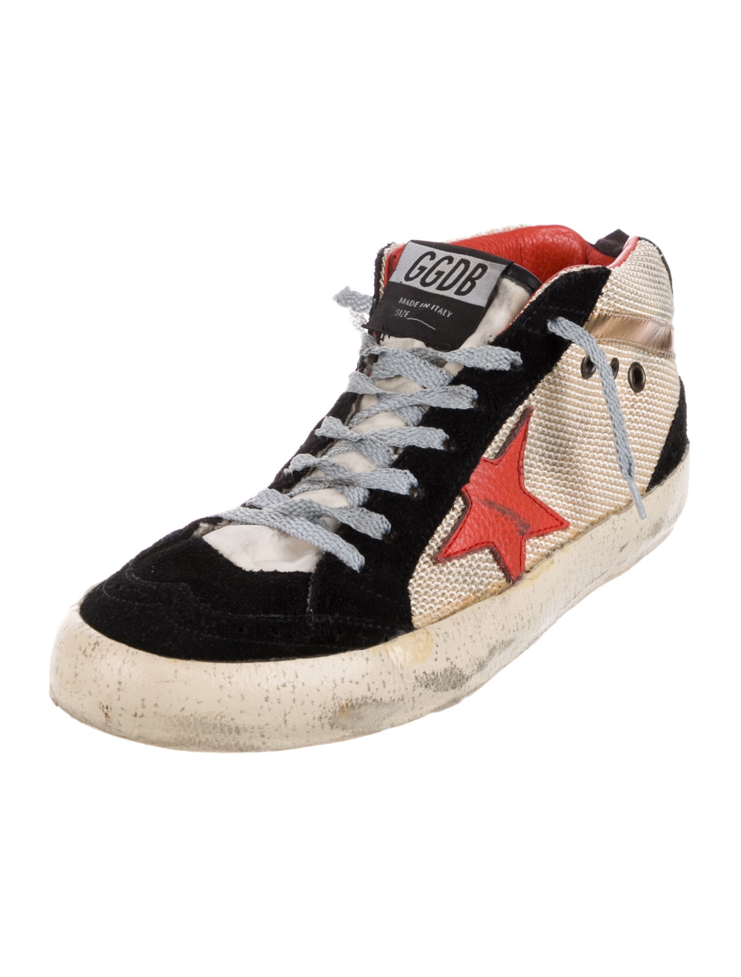 Golden Goose Colorblock Pattern Sneakers