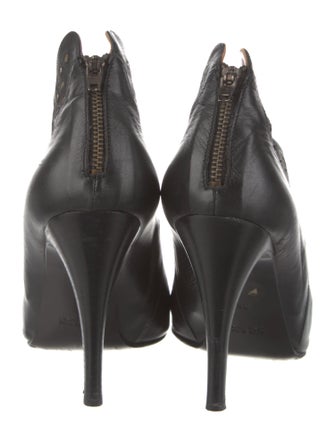 Golden Goose Leather Studded Accents Pumps