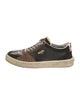 Golden Goose Leather Printed Sneakers