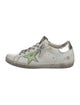 Golden Goose Leather Colorblock Pattern Sneakers