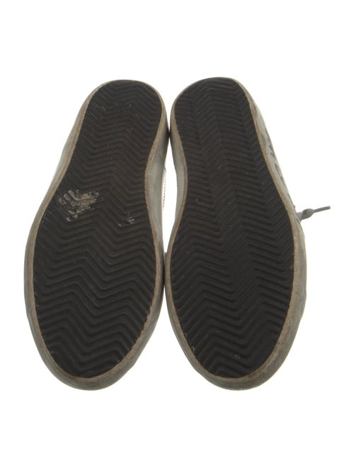 Golden Goose Leather Colorblock Pattern Sneakers