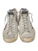 Golden Goose Suede Distressed Accents Sneakers