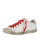 Golden Goose Leather Colorblock Pattern Sneakers