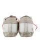 Golden Goose Leather Colorblock Pattern Sneakers