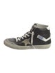 Golden Goose Leather Colorblock Pattern Sneakers